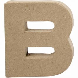 Buchstaben, B, H 10 cm, B 9 cm, Dicke 1,7 cm, 1 Stk [HOB-26640]