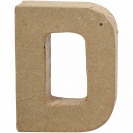 Buchstaben, D, H 10 cm, B 7,7 cm, Dicke 1,7 cm, 1 Stk [HOB-26642]