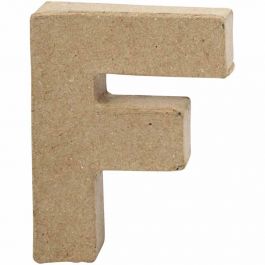Buchstaben, F, H 10 cm, B 7,6 cm, Dicke 1,7 cm, 1 Stk [HOB-26644]