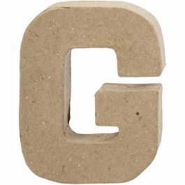 Buchstaben, G, H 10 cm, B 7,7 cm, Dicke 1,7 cm, 1 Stk [HOB-26645]