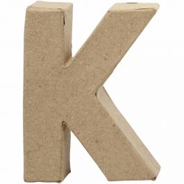 Buchstaben, K, H 10 cm, B 7,7 cm, Dicke 1,7 cm, 1 Stk [HOB-26649]