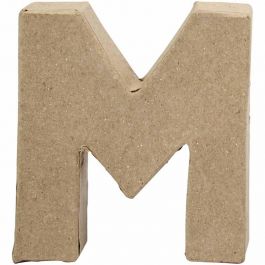 Buchstaben, M, H 10 cm, B 9 cm, Dicke 1,7 cm, 1 Stk [HOB-26651]