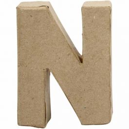 Buchstaben, N, H 10 cm, B 7,8 cm, Dicke 2 cm, 1 Stk [HOB-26652]