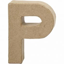 Buchstaben, P, H 10 cm, B 7,7 cm, Dicke 1,7 cm, 1 Stk [HOB-26654]