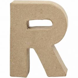 Buchstaben, R, H 10 cm, B 7,5 cm, Dicke 1,7 cm, 1 Stk [HOB-26656]