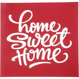 Siebdruck-Schablonen, home sweet home, Blatt 20x22 cm, 1 Bl. [HOB-27060]