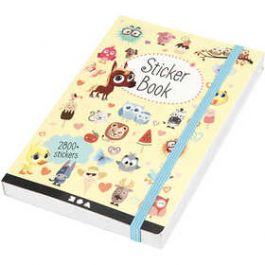 Sticker-Buch, Größe 11,5x17 cm, Stärke: 1,5 cm, 1Stck., 80 Seiten [HOB27070]