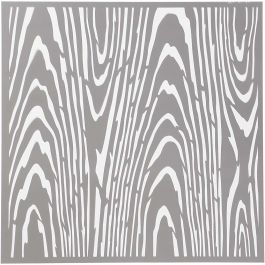 Schablone, Baum-Maserung, Größe 30,5x30,5 cm, Dicke 0,31 mm, 1 Bl. [HOB-27087]