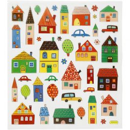 Sticker, Stadt, Blatt 15x16,5 cm, 1 Bl. [HOB-27189]