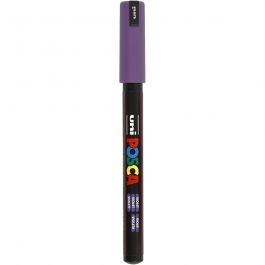 Posca Marker , Nr. PC-1MR, Strichstärke 0,7 mm, extrafein, Violett, 1 Stk [HOB-272055]