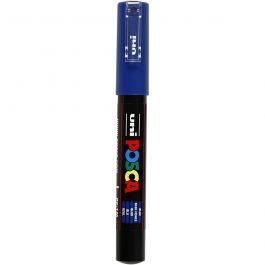 Posca Marker , Nr. PC-1M, Strichstärke 0,7 mm, extrafein, Blau, 1 Stk [HOB-273041]