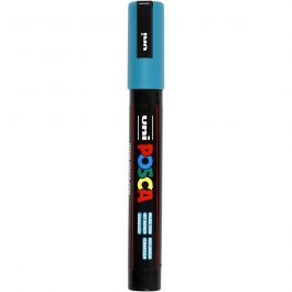 Posca Marker , Nr. PC-5M, Strichstärke 2,5 mm, Medium, Smaragdgrün, 1 Stk [HOB-276016]