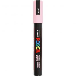 Posca Marker , Nr. PC-5M, Strichstärke 2,5 mm, Medium, Hellpink, 1 Stk [HOB-276029]