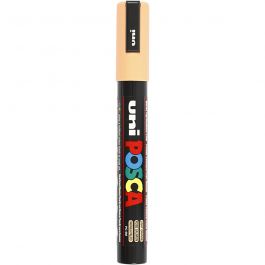 Posca Marker , Nr. PC-5M, Strichstärke 2,5 mm, Medium, Blassorange, 1 Stk [HOB-276030]