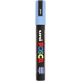 Posca Marker , Nr. PC-5M, Strichstärke 2,5 mm, Medium, Himmelblau, 1 Stk [HOB-276031]