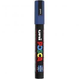 Posca Marker , Nr. PC-5M, Strichstärke 2,5 mm, Medium, Blau, 1 Stk [HOB-276041]