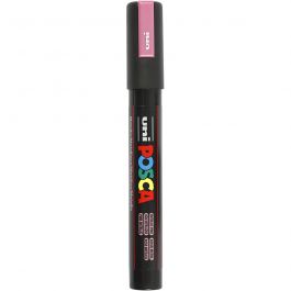 Posca Marker , Nr. PC-5M, Strichstärke 2,5 mm, Medium, Rosa metallic, 1 Stk [HOB-276850]