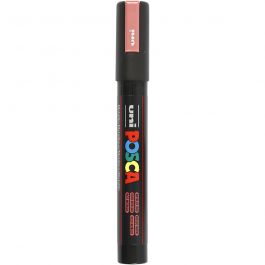 Posca Marker , Nr. PC-5M, Strichstärke 2,5 mm, Medium, Metallic-Rot, 1 Stk [HOB-276860]