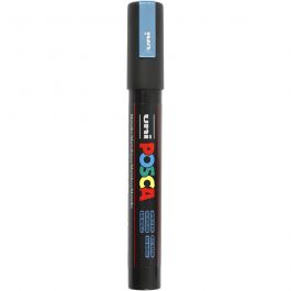 Posca Marker , Nr. PC-5M, Strichstärke 2,5 mm, Medium, Metallic-Blau, 1 Stk [HOB-276880]
