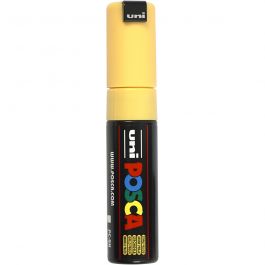 Posca Marker , Nr. PC-8K, Strichstärke 8 mm, breit, Strohgelb, 1 Stk [HOB-278038]