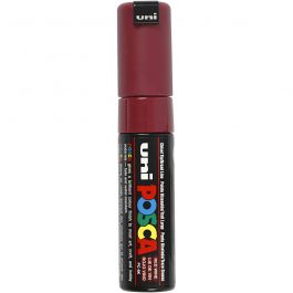 Posca Marker , Nr. PC-8K, Strichstärke 8 mm, breit, Bordeaux, 1 Stk [HOB-278050]