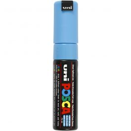 Posca Marker , Nr. PC-8K, Strichstärke 8 mm, breit, Hellblau, 1 Stk [HOB-278057]