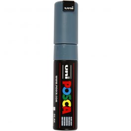 Posca Marker , Nr. PC-8K, Strichstärke 8 mm, breit, Schiefergrau, 1 Stk [HOB-278096]