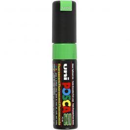 Posca Marker , Nr. PC-8K, Strichstärke 8 mm, breit, Fluo-Grün, 1 Stk [HOB-278733]