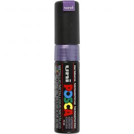 Posca Marker , Nr. PC-8K, Strichstärke 8 mm, breit, Violett-metallic, 1 Stk [HOB-278840]