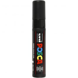Posca Marker , Nr. PC-17K, Strichstärke 15 mm, extrabreit, Schwarz, 1 Stk [HOB-279046]