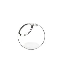 Glaskugel mit flachem Boden und Loch Ø8 cm (6 Stück) [IFS-28046]