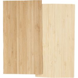 Bambus-Furnierplatten, Blatt 12x22 cm, Dicke 0,75 mm, 2 Bl./ 1 Pck [HOB-282901]