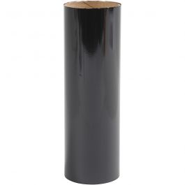 Dekofolie, B 15,5 cm, Dicke 0,02 mm, Schwarz, 50 cm/ 1 Rolle [HOB-283571]