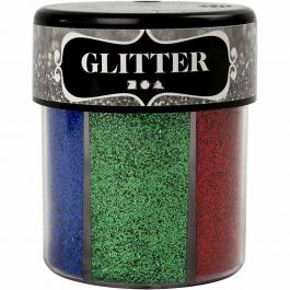 Glitter, Sortierte Farben, 6x13 g/ 1 Dose [HOB-28429]