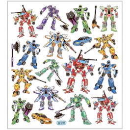 Sticker, Transformers, Blatt 15x16,5 cm, 1 Bl. [HOB-29178]