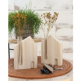 Hausstandard mit Reagenzglas 10x3x14cm (6 Stück) [IFS-29649]