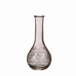 Blumenvasen Paris Ø7.5cm | H: 16cm Grau (12 Stück) [IFS-29726]