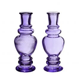 Vase Venedig Lila H: 15,5 x Ø5,7 cm (12 Stück) [IFS-29899]