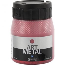 Art Metal Farbe, Lava-Rot(5112), 250 ml/ 1 Fl. [HOB-30715]
