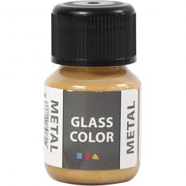 Glass Color Metal, Gold, 30 ml/ 1 Fl. [HOB-31774]