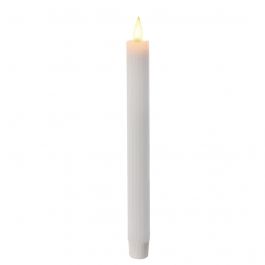 LED-Stiftkerze Set 6 Ø2,1 h.25cm weiß + Fernbedienung (Set 6) [IFS-32599]