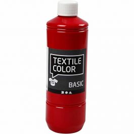 Textilfarbe, Rot, 500 ml/ 1 Fl. [HOB-34145]