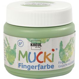 Mucki Fingerfarbe, Grün, 150 ml/ 1 Dose [HOB-34762]