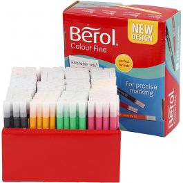 Berol Colourfine, Strichstärke 0,3-0,7 mm, Sortierte Farben, 288 Stk/ 1 Pck [HOB-37235]