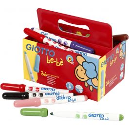 Filzstift, D 5 mm, Strichstärke 1-3 mm, Sortierte Farben, 36 Stk/ 1 Pck [HOB-37292]
