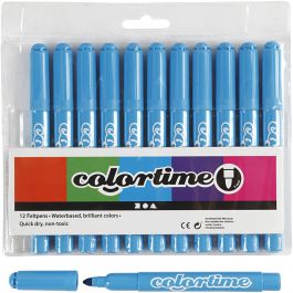 Colortime Marker, Strichstärke 5 mm, Hellblau, 12Stk/ 1 Pck [HOB-37334]