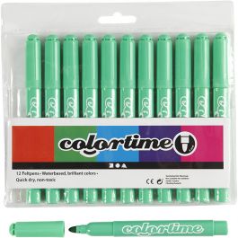 Colortime Marker, Strichstärke 5 mm, Hellgrün, 12 Stk/ 1 Pck [HOB-37336]