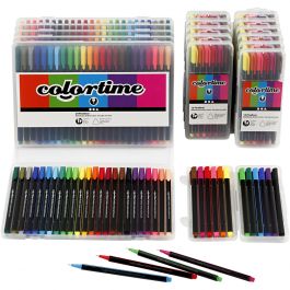 Colortime Fineliner Marker, Strichstärke 0,6-0,7 mm, Sortierte Farben, 18 Pck/ 1 Pck [HOB-373650]