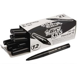 BIC Visa Color Filzstifte, Strichstärke 3 mm, Schwarz, 12 Stk/ 1 Pck [HOB-37409]