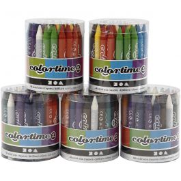 Colortime Farbkreide, 5x48 sort./ 1 Set [HOB-38145]